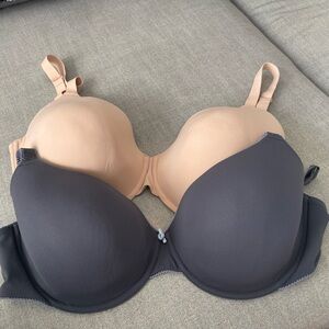 SKIMS Women's Bra Set - Gray and Tan